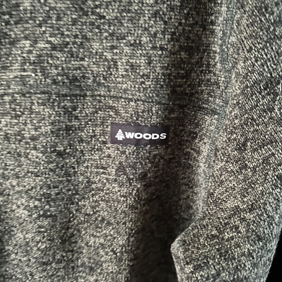 Men's Woods Full Zipper Long Sleeve Fleece - Picture 4 of 4